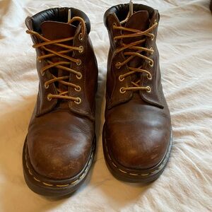 Dr. Martens Dark Brown Leather Boots